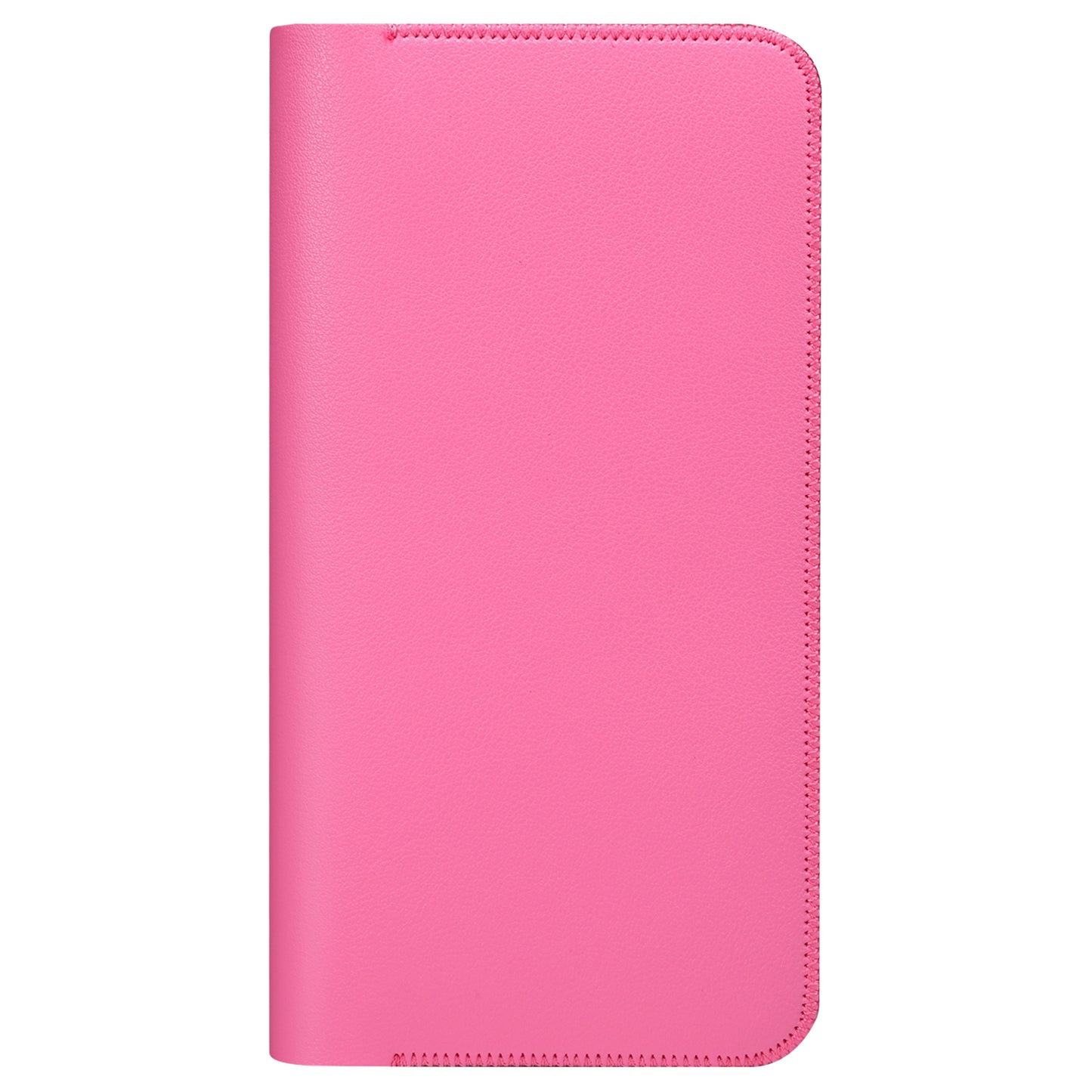 Clutch Bag for Dual 6.7''-6.9'' Phone Nappa Texture Microfiber Leather Cash Cards Holder Long Slim Coin Purse Wallet, Size: XL