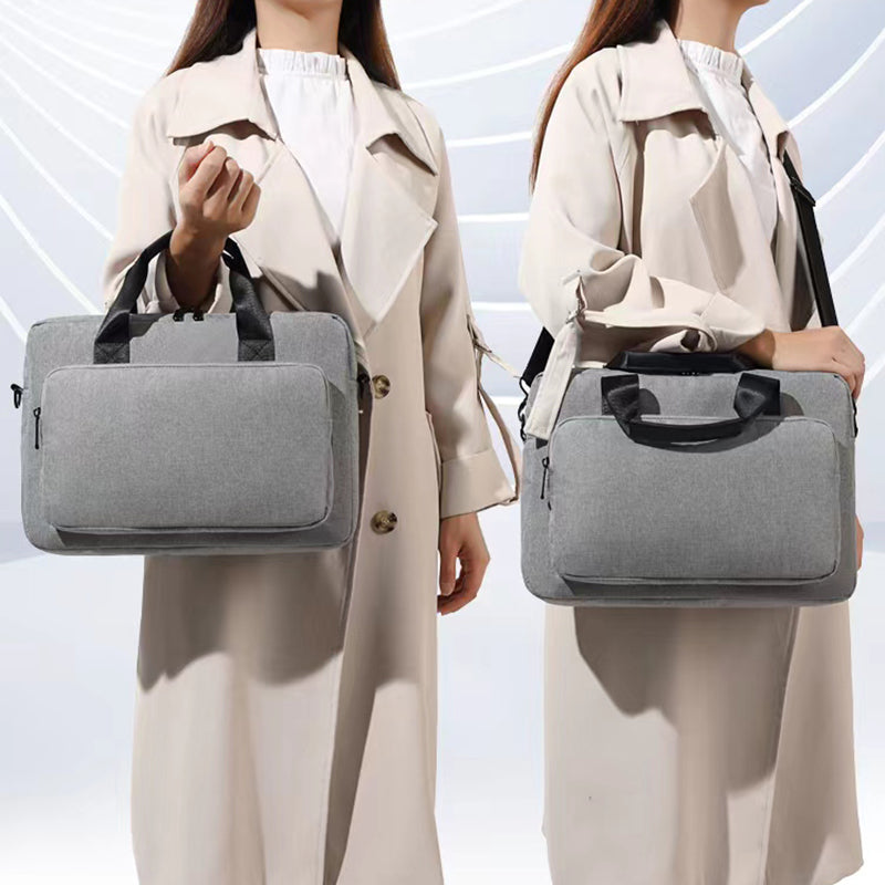 12.5 Inch Notebook Computer Shoulder Bag for MacBook Pro Air, Oxford Cloth+Polyester Laptop Storage Sleeve Handbag
