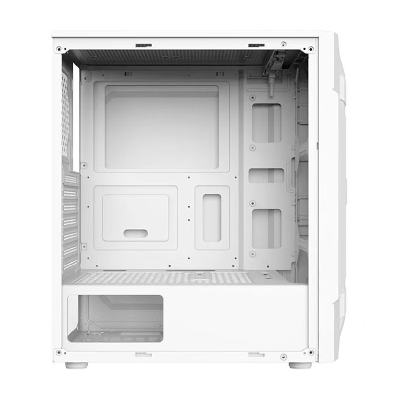 Acrylic Transparent Side Panel ATX PC Case Gaming Computer Case Chassis with 6 Cooling Fan Positions