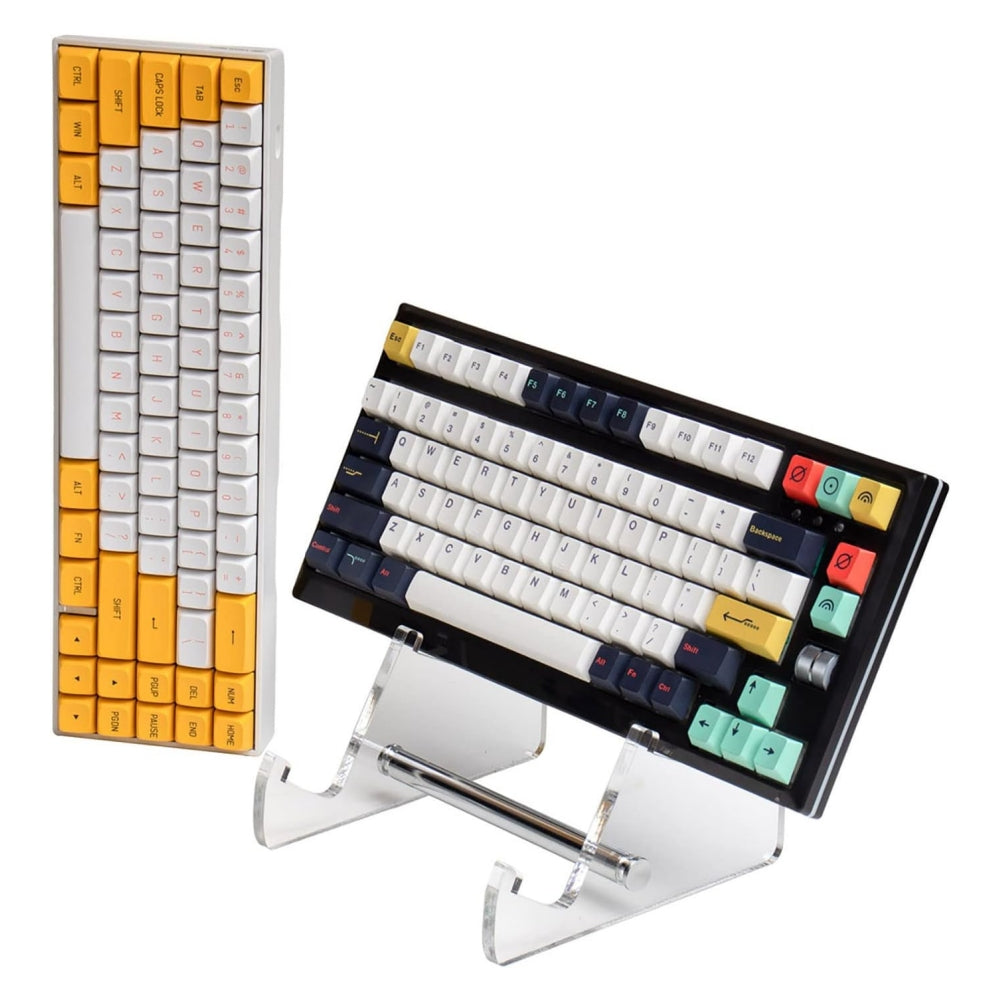 YX003-2 Keyboard Desktop Display Stand Transparent Gaming Keyboard Acrylic Holder Rack for Home Office