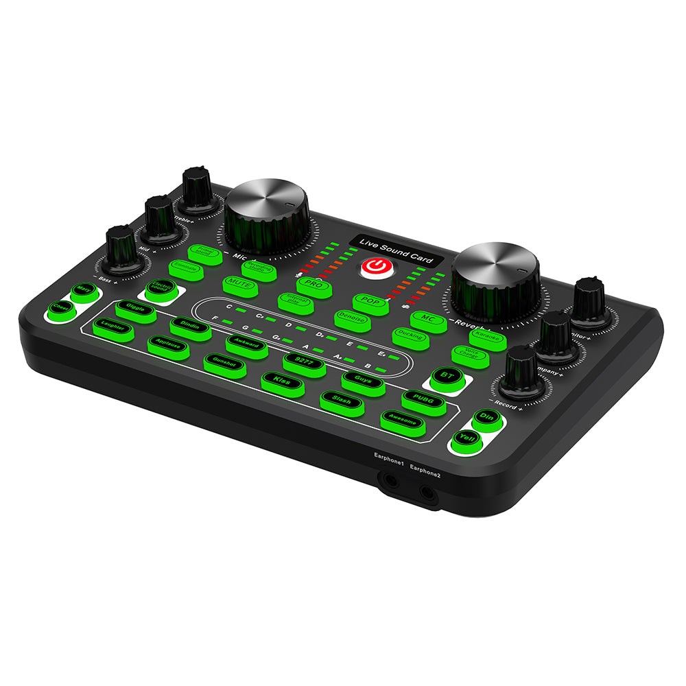 X60 Sound Card Console Desk System Sound Card Mixer for Karaoke Broadcast KTV Singing