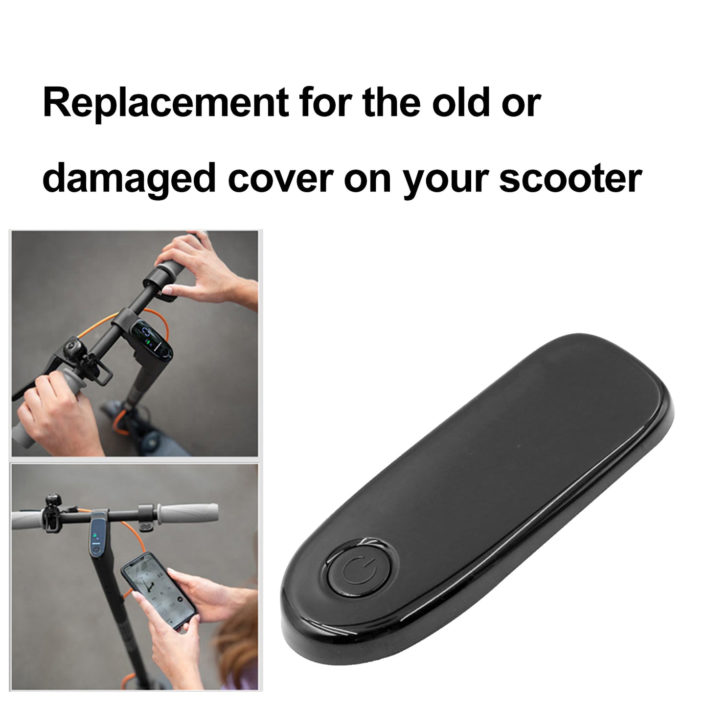 Replacement Parts for Ninebot F20 F25 F30 F40 Electric Scooter Gauge Switch Waterproof PC Panel Cover