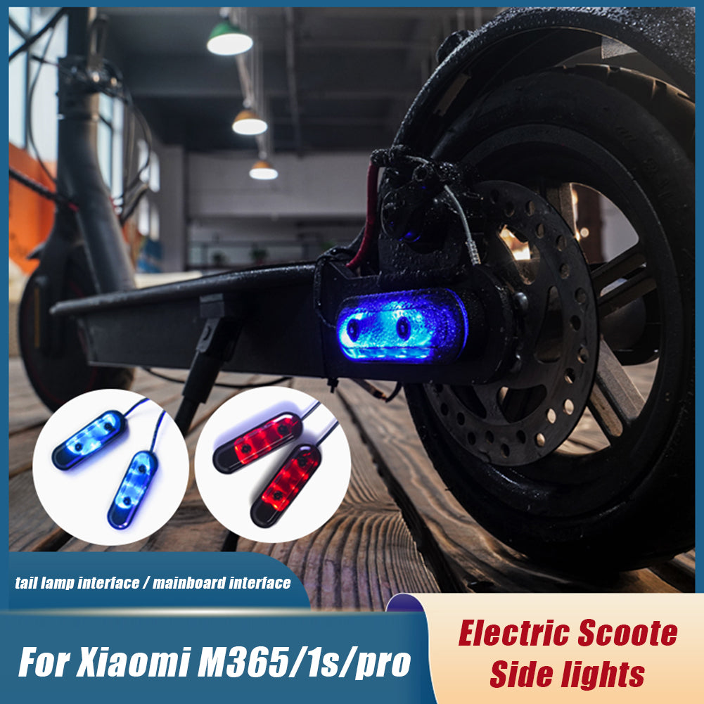 1Pair Side Lights for Xiaomi M365 / Pro / 1s Electric Scooter Dazzle Color Lights Integrated Protective Cover LED Light
