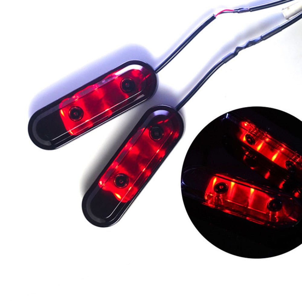 1Pair Cable Powered Taillight for Xiaomi M365 / Pro / 1s Electric Scooter Color Lights Integrated Protective Case LED Light
