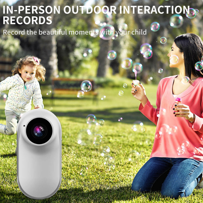 A100 Thumb Camera HD 1080P Mini Action Camera Cycling Anti-shake Magnetic Waterproof Sports Camera (No TF Card)