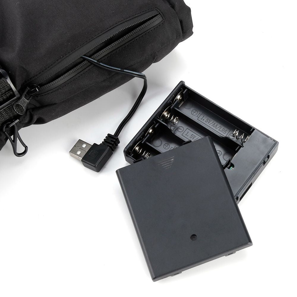 1Pair Portable Electric Heated Gloves for Winter Battery Heating Thermal Gloves Touchscreen Function Hand Warmer