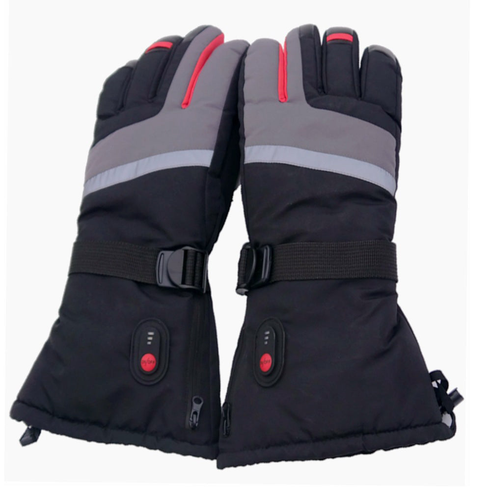 1Pair Portable Electric Heated Gloves for Winter Battery Heating Thermal Gloves Touchscreen Function Hand Warmer