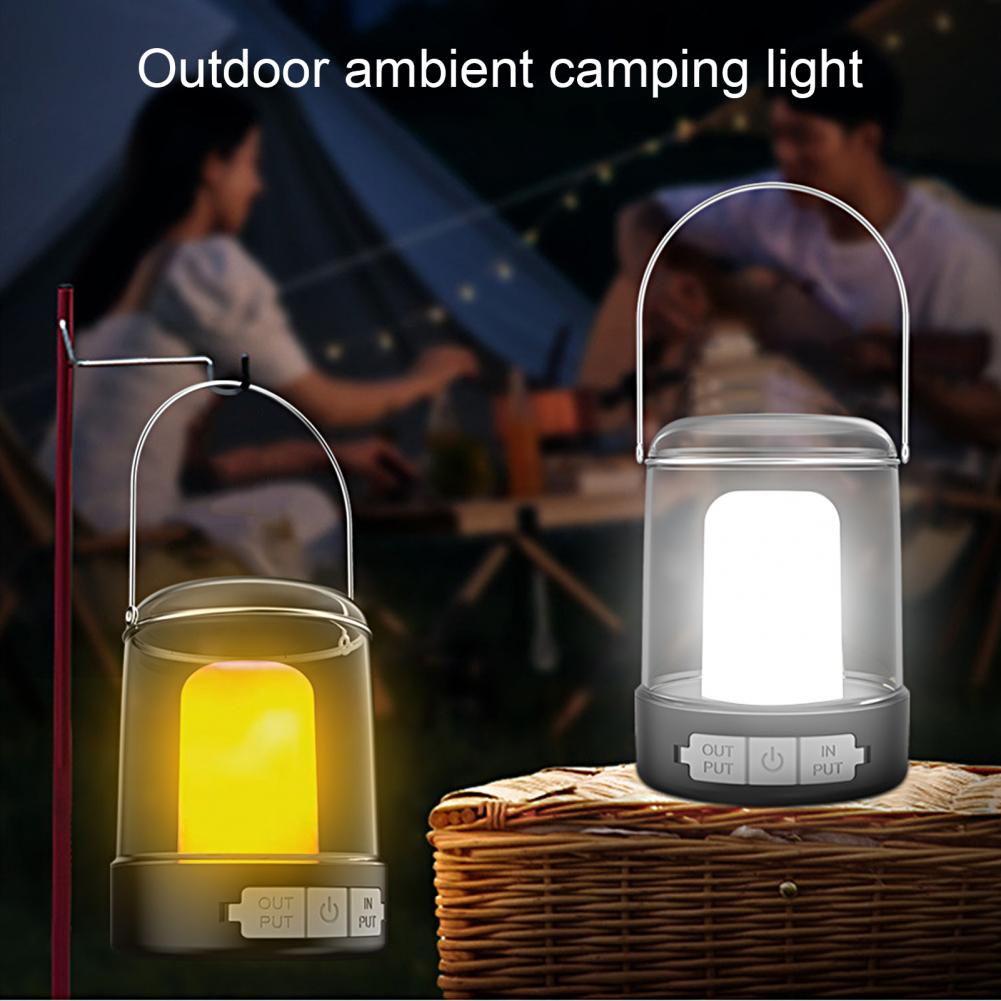1911 Multifunction Outdoor Lantern LED Table Lamp Waterproof Camping Tent Hanging Light Ambient Night Lamp