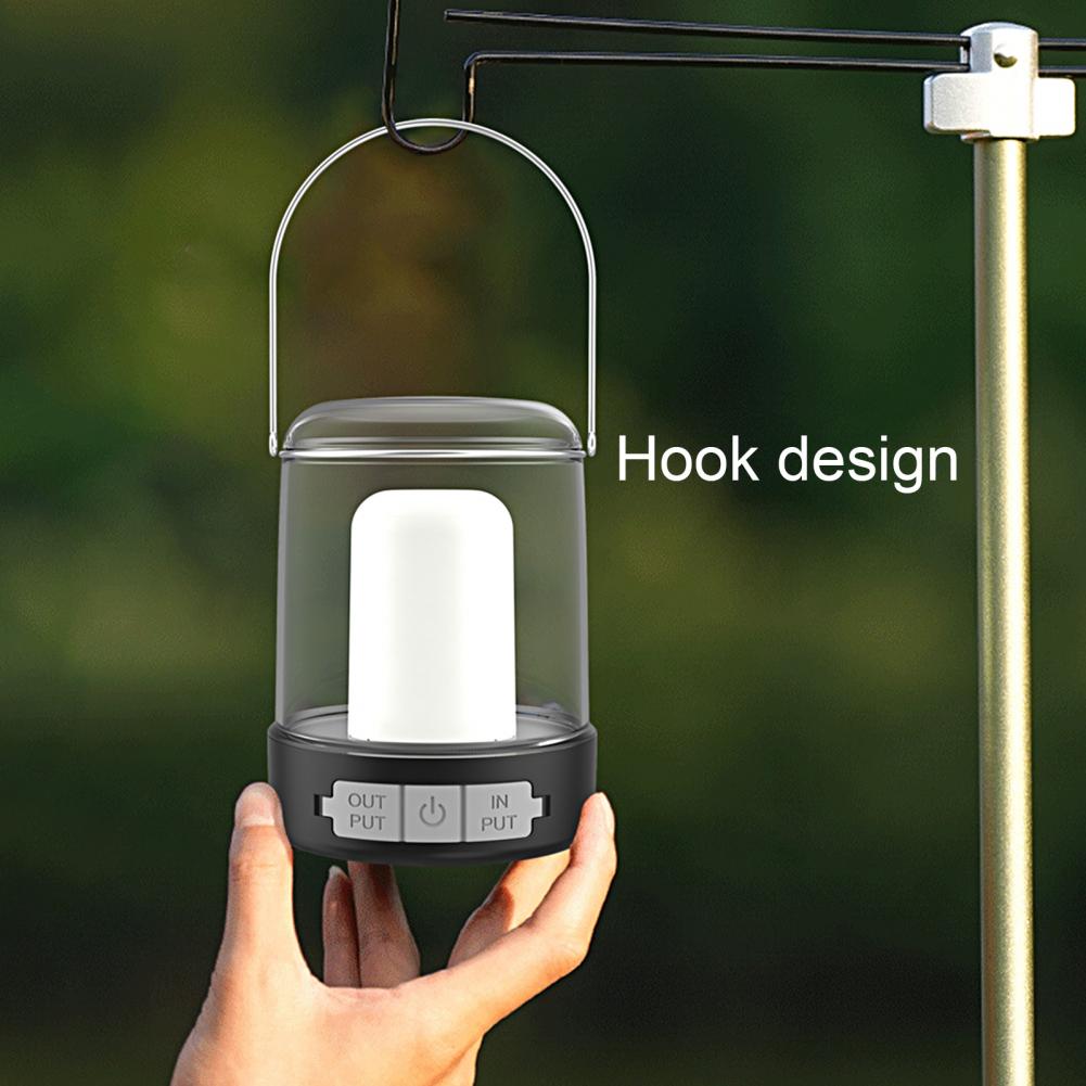 1911 Multifunction Outdoor Lantern LED Table Lamp Waterproof Camping Tent Hanging Light Ambient Night Lamp