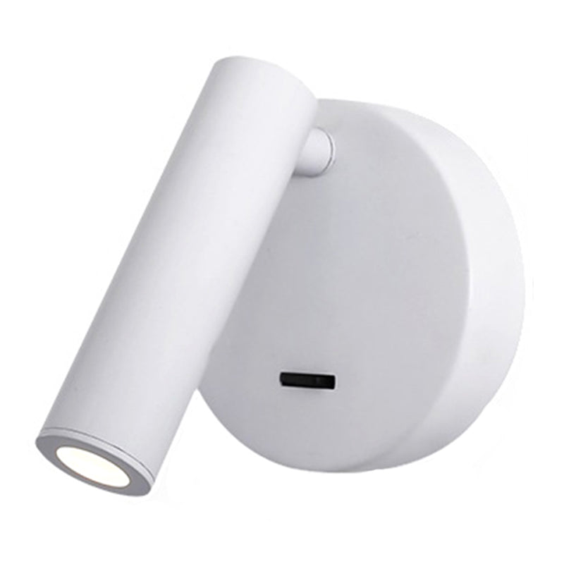 3105 Bedroom Bedside Wall Lamp 350-Degree Rotatable Reading Light Spotlight with Switch, 3W Warm Light