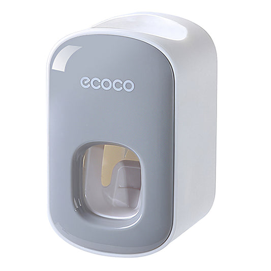 ECOCO Wall Mounted Toothpaste Dispenser for Bathroom Automatic Toothpaste Squeezer for Kids and Adults