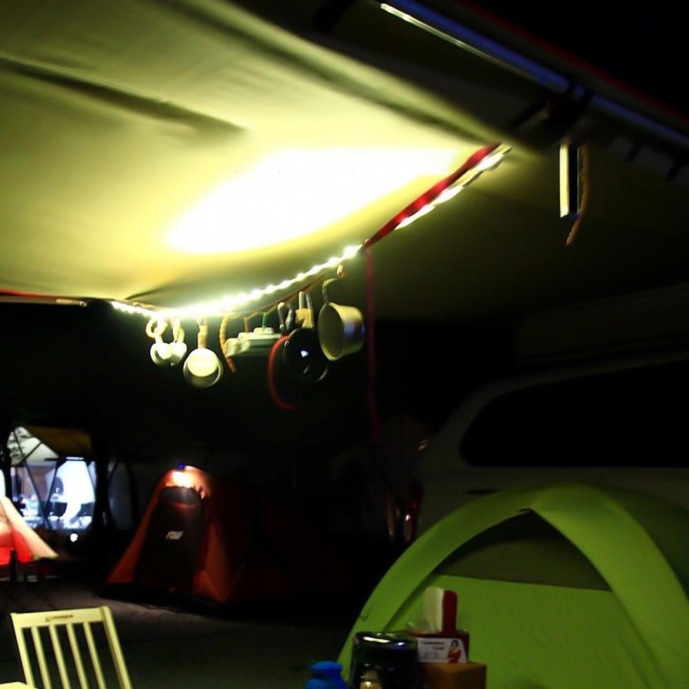 1.5m 90-LED String Light Strip Lamp Outdoor Single Color Lighting Lamp with 5V Touch Control Switch
