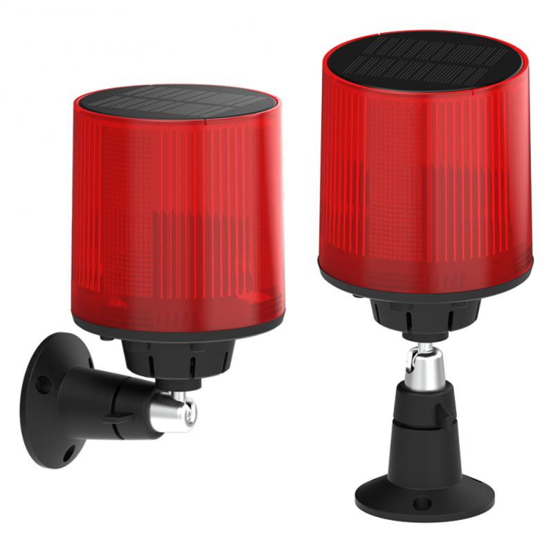 N911L Recordable Solar-Powered Animal Repeller Alarm Light Outdoor Garden Night Light