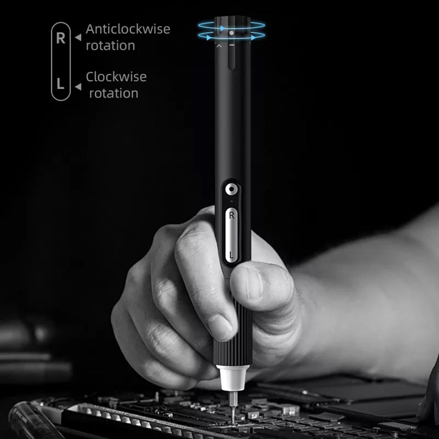 JAKEMY JM-Y05 3.7V 12W Cordless Power Screwdriver High Precision Electric Screwdriver Set with Bits Repair Tool for Phone Camera Laptop Watch