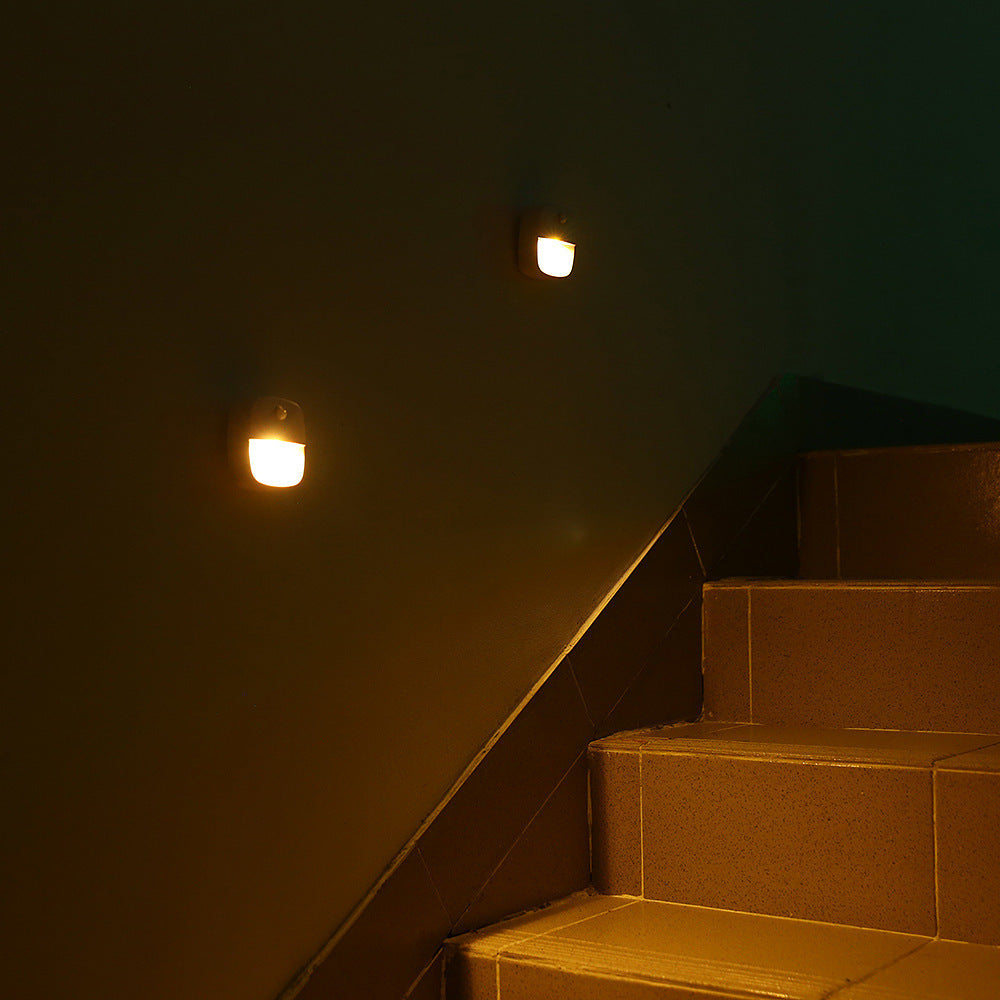 1806 3Pcs LED Body Sensor LED Light Closet Hallway Stairs Night Light for Home Kitchen Cabinet