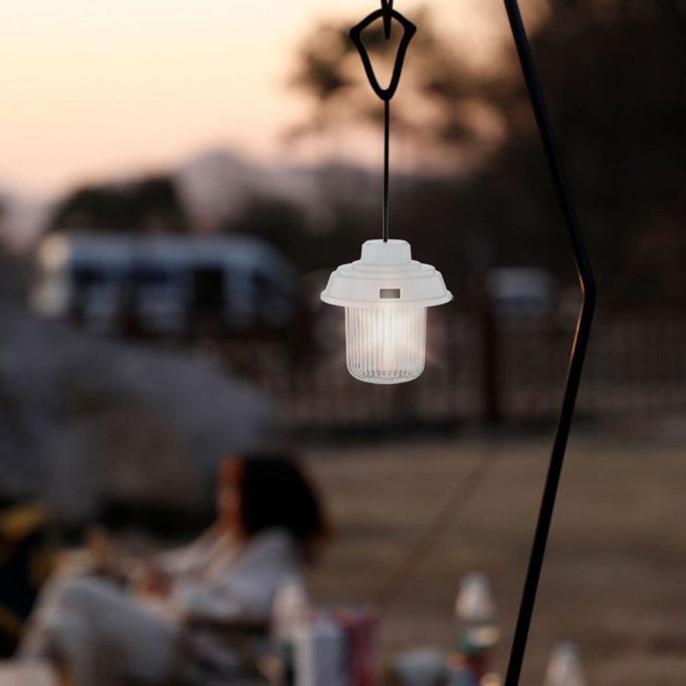 Outdoor Mini Camping Light Simple Style Silicone Hanging Night Light Portable Rechargeable Emergency Lamp