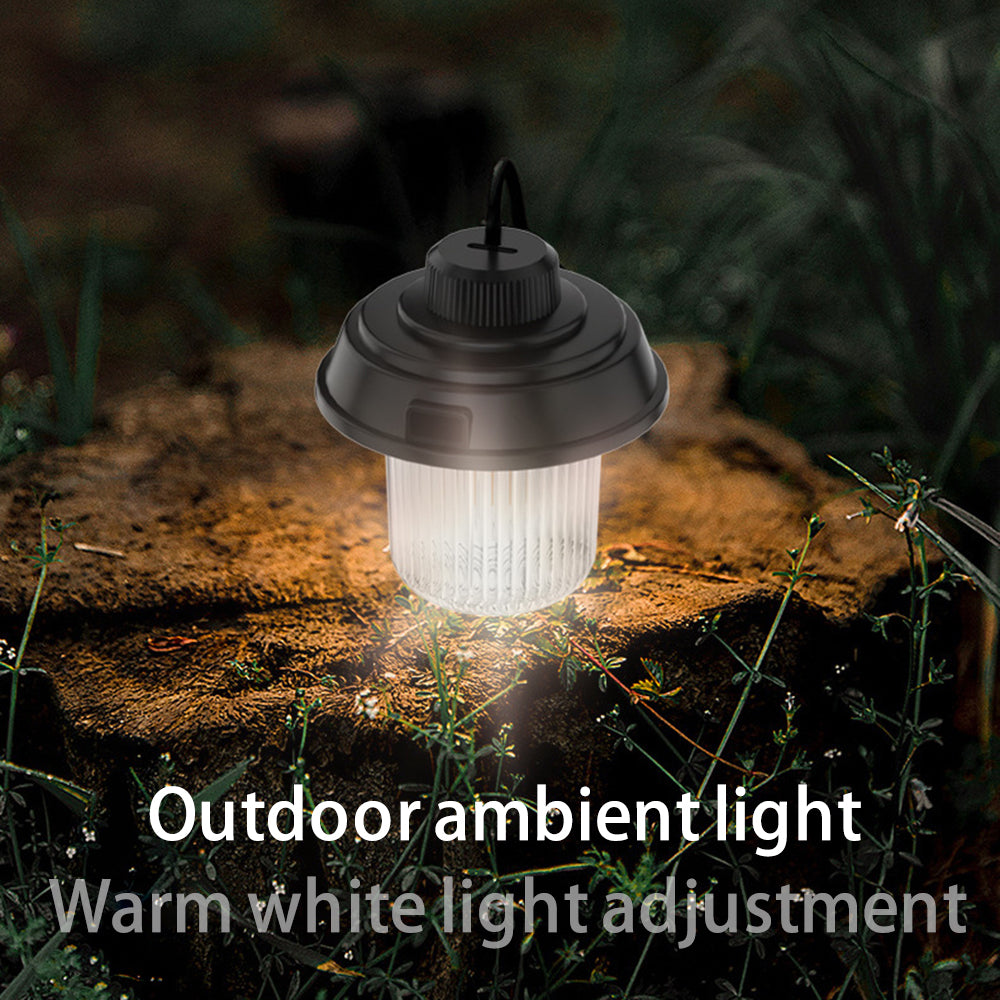 Outdoor Mini Camping Light Simple Style Silicone Hanging Night Light Portable Rechargeable Emergency Lamp