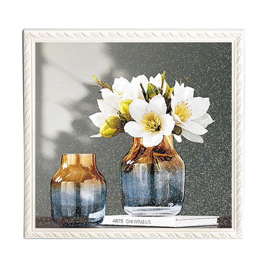 2-Layer Waterproof Picture Frame Collapsible Cloth Organizer Wall-Mounted Cloth Storage Cabinet for Bathroom