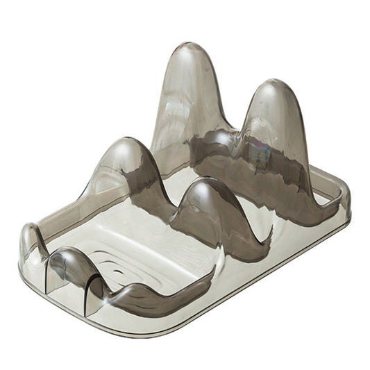 Dual Layer Pot Lid Holder Stand Cooking Spoon Rest Kitchen Utensils Rest Rack