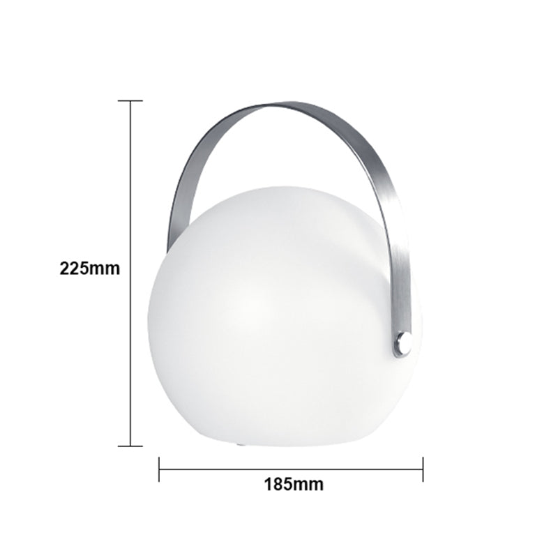 Sphere Portable Handle LED Lamp 16 Colors Brightness Adjustable Outdoor Indoor Light with Remote Controller