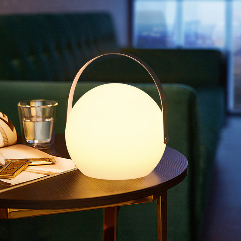 Sphere Portable Handle LED Lamp 16 Colors Brightness Adjustable Outdoor Indoor Light with Remote Controller