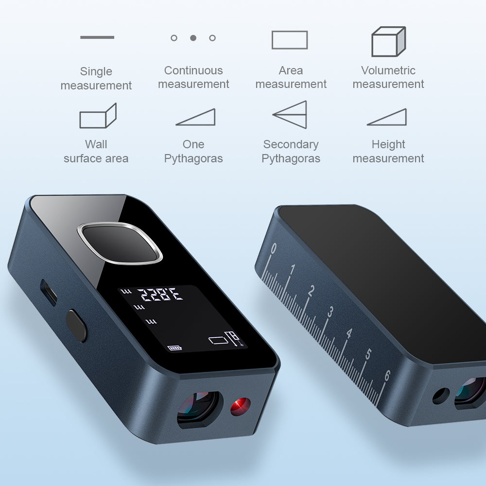 KS-701008 Laser Rangefinder Double Transmitting Single Receiving Clear LCD Screen Range Finder