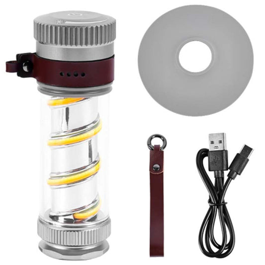 Outdoor USB Rechargeable Camping Light Tent Ambient Light IP44 Waterproof Portable Night Light with Cover