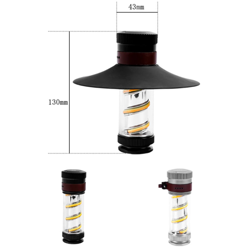 Outdoor USB Rechargeable Camping Light Tent Ambient Light IP44 Waterproof Portable Night Light with Cover