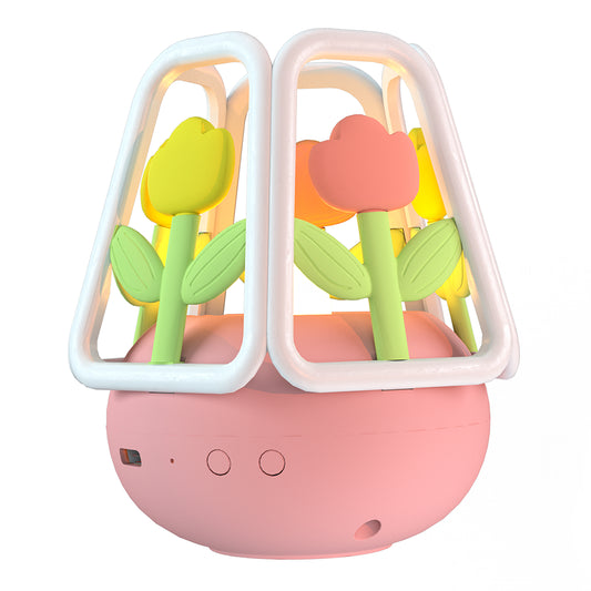 Night Light Bedroom Lighting Decoration Simulation Tulip Flower Table Sleeping Bedside Lamp for Children