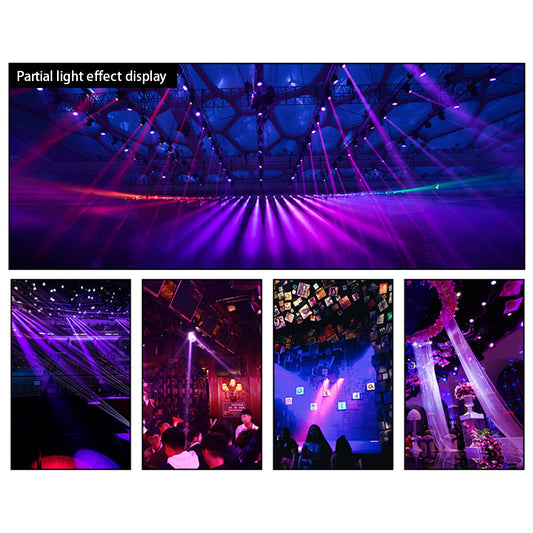 18LED UV Purple Par Light Stage Uplighting Lights with Remote Control for Club KTV Disco Party
