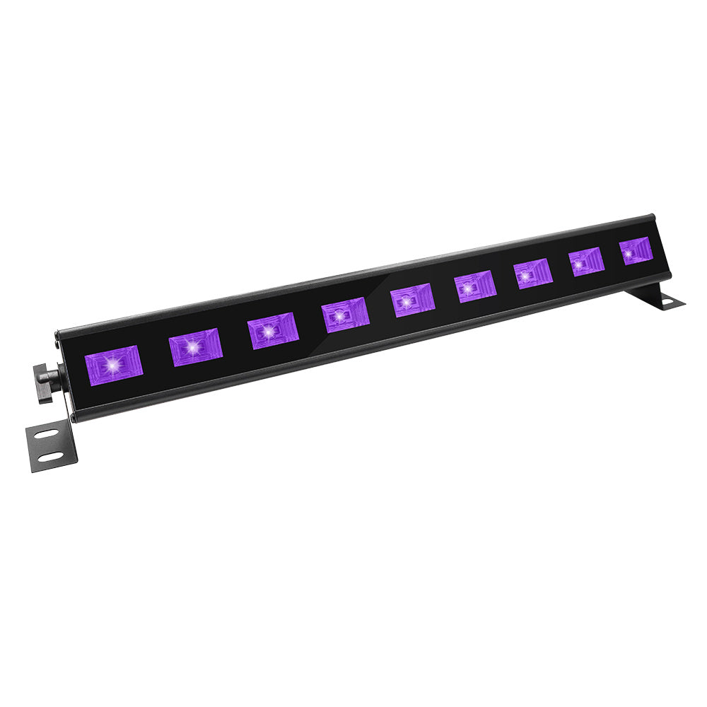 Automatic Control 9-LED Light Bar UV Blacklight Tube Glow in The Dark Party Supplies for Halloween,Christmas