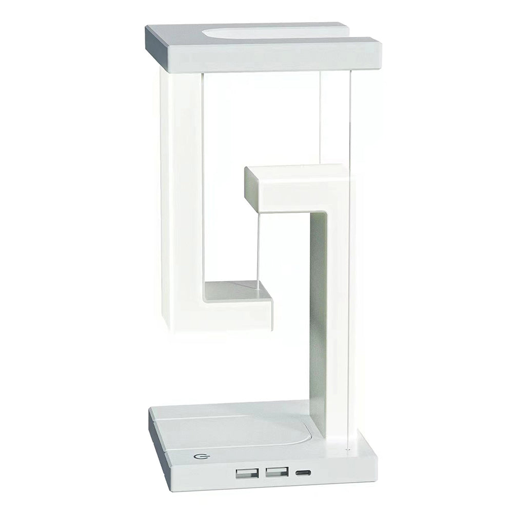 Suspension Anti-Gravity Table Night Lamp Touch Switch Desktop LED Light with Cell Phone Wireless Charging Function (CE Certificated)