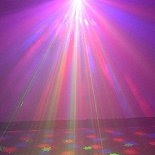 Christmas Portable Laser Light Voice / Remote Control Indoor Light with Handle for Bedroom, Family Party, Stage