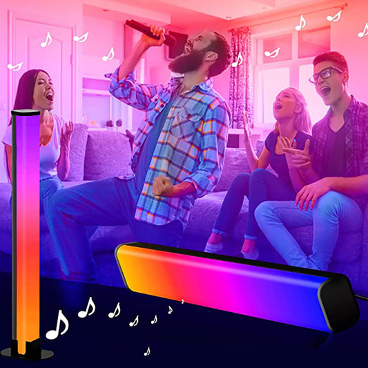 LDD-5050-01 1Pair Smart Tuya Bluetooth LED Lamp Desktop Ambient Lights for Party, KTV, Home