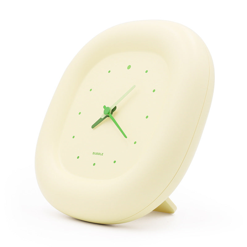 MUID Stylish ABS Bubble Clock Battery Powered Silent Home Office Desktop Wall Clock