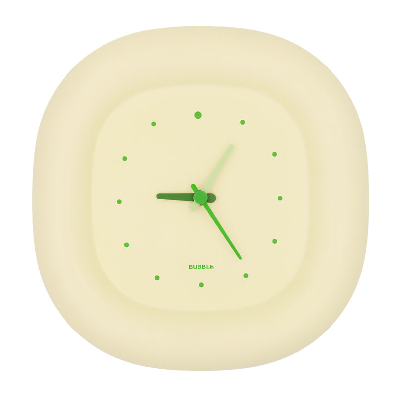 MUID Stylish ABS Bubble Clock Battery Powered Silent Home Office Desktop Wall Clock