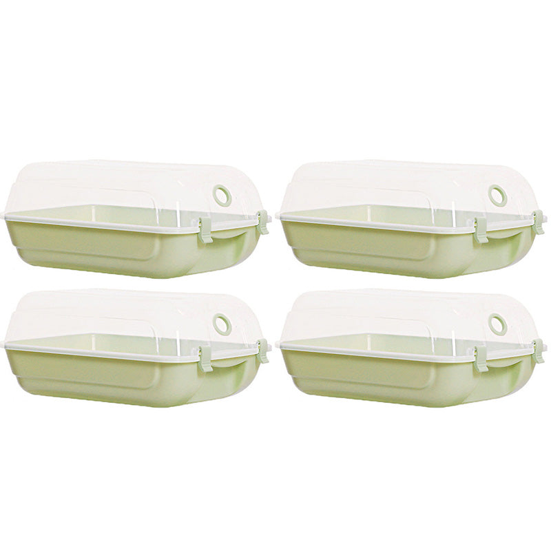 4PCS Thickened Shoe Organizer Clear Design Plastic Storage Box Shoe Rack Holder for Home, Size: L