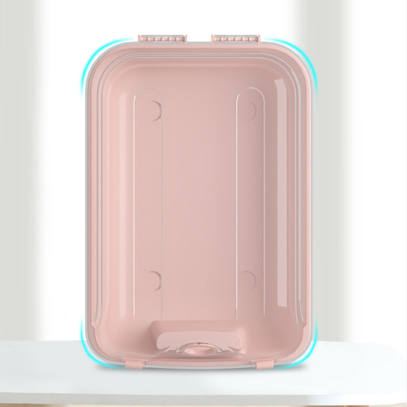 4PCS Thickened Shoe Organizer Clear Design Plastic Storage Box Shoe Rack Holder for Home, Size: L