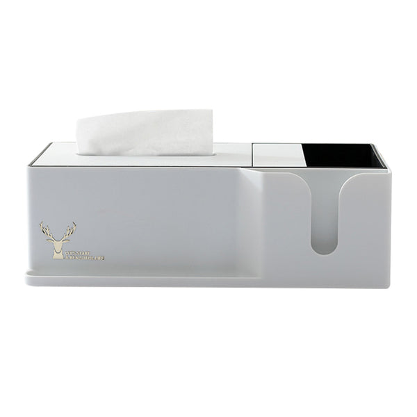 Light Luxury Style Tissue Box Cover Plastic Tissue Box Facial Tissue Holder Case for Home Bedroom Office