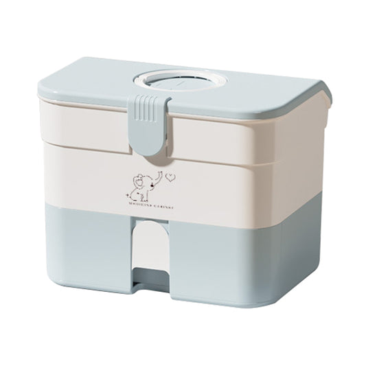 Dual-Layer Pill Organizer PP+ABS Pill Box Medicine Organizer Case Holder for Home