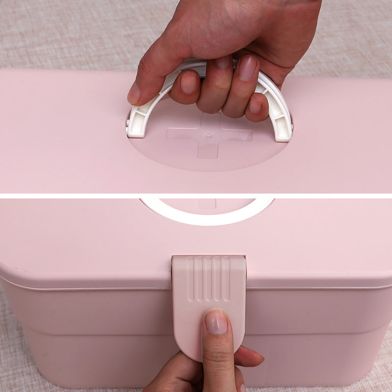 Dual-Layer Pill Organizer PP+ABS Pill Box Medicine Organizer Case Holder for Home