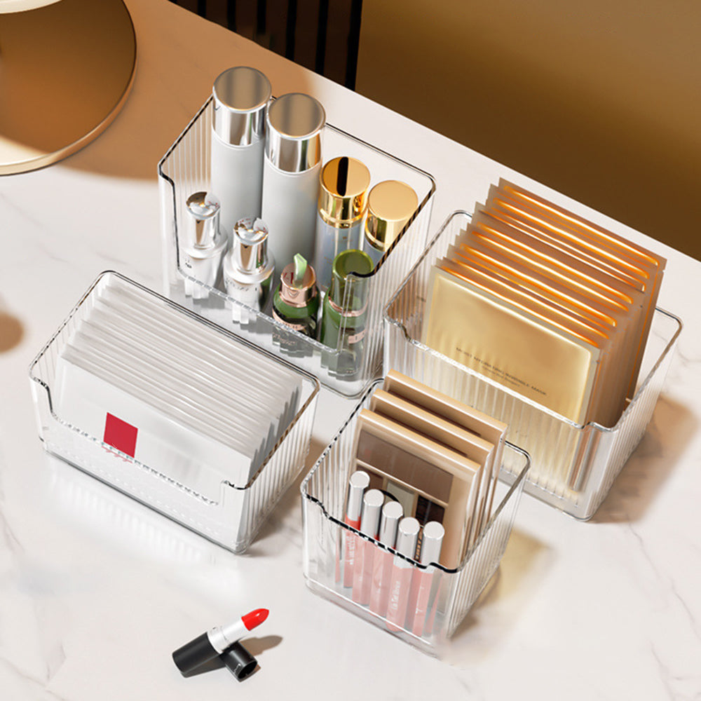 Refrigerator Organizer Box Fridge Door PET Storage Case Container, Single Layer / Size S (No FDA Certificate, BPA Free)