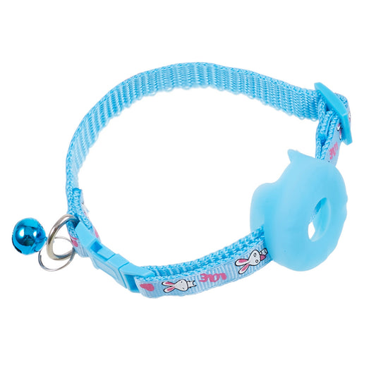 Silicone Case for AirTag Tracker Adjustable Pet Collar Anti-lost Cat Collar with Bell