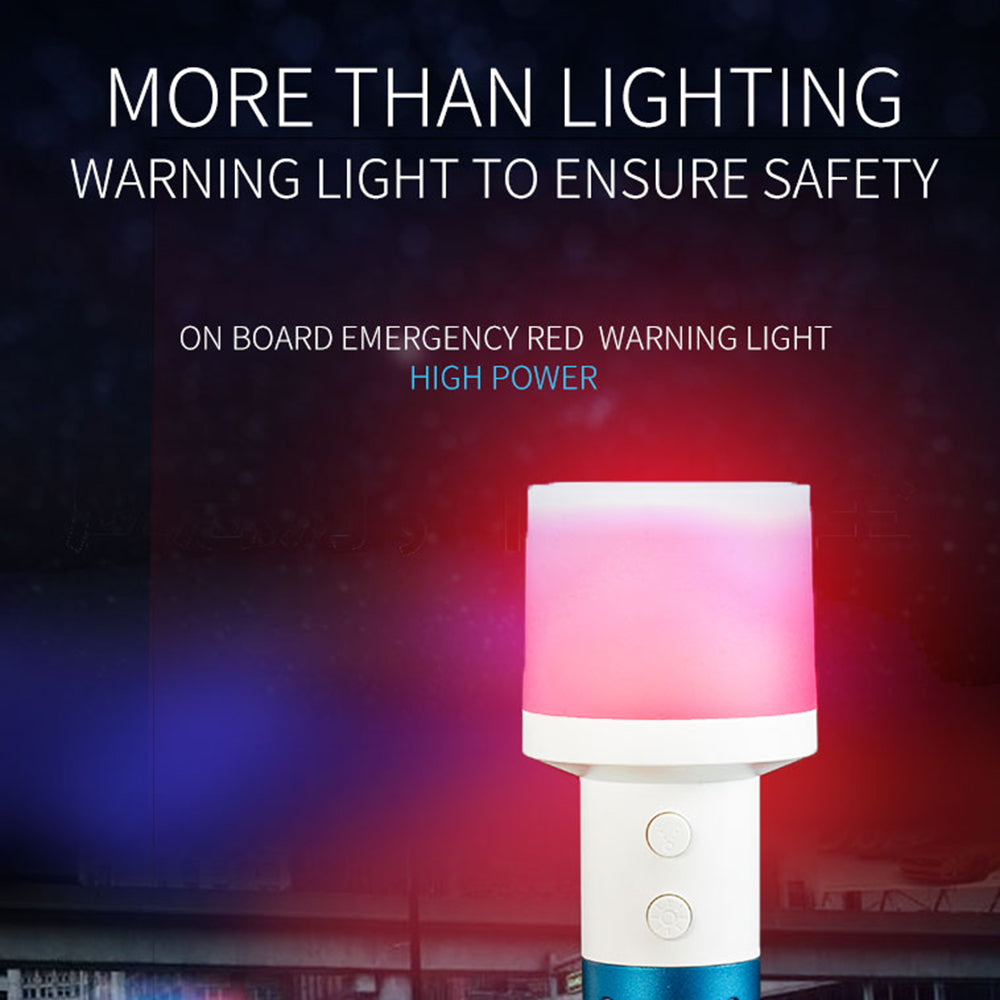 CH23036 Dual Light Flashlight Waterproof LED Beads Multi-color Night Light Anti-Slip Portable Flashlight