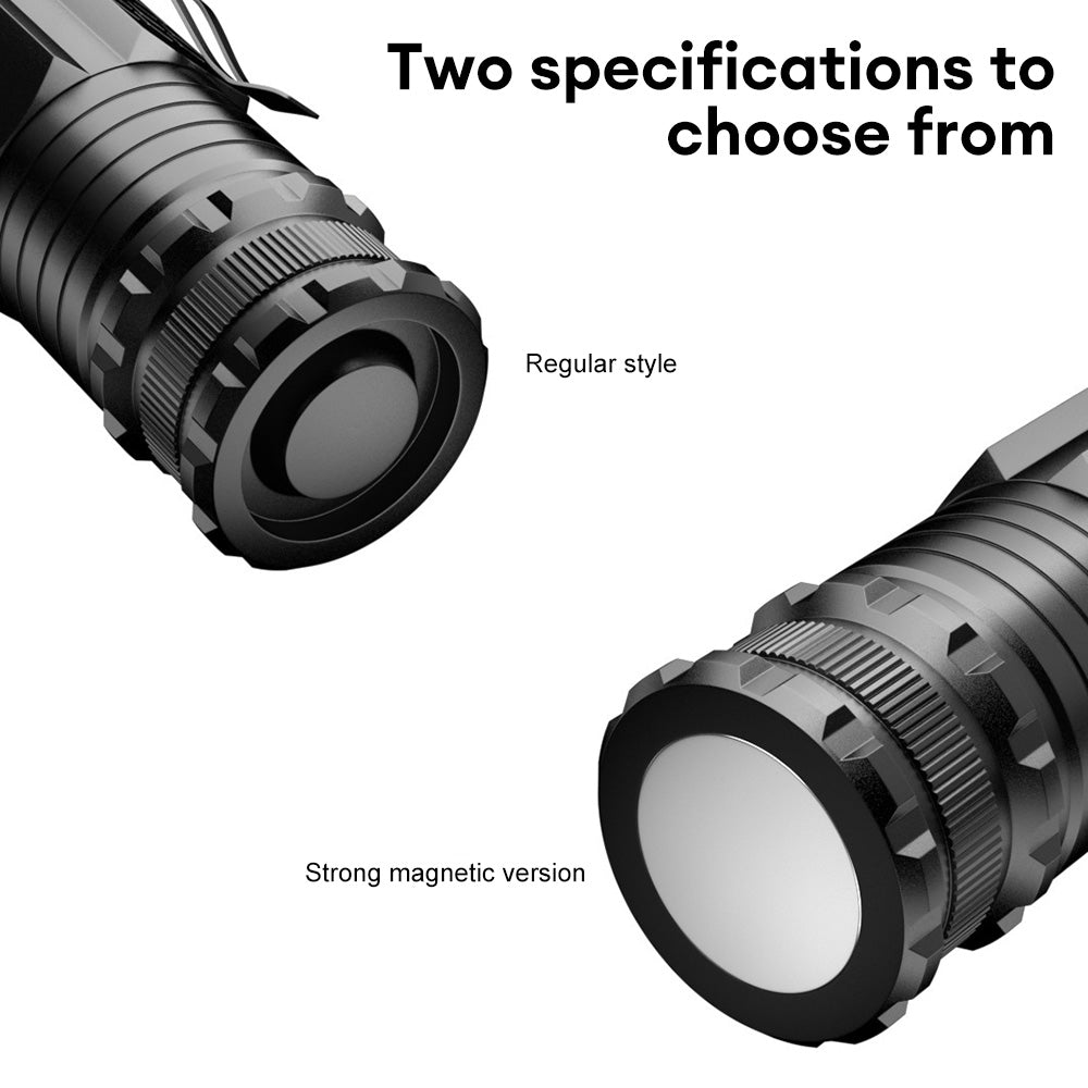 S350 Outdoor Aluminum Alloy Flashlight 18350 Battery Powered Portable Flashlight with Storage Bag