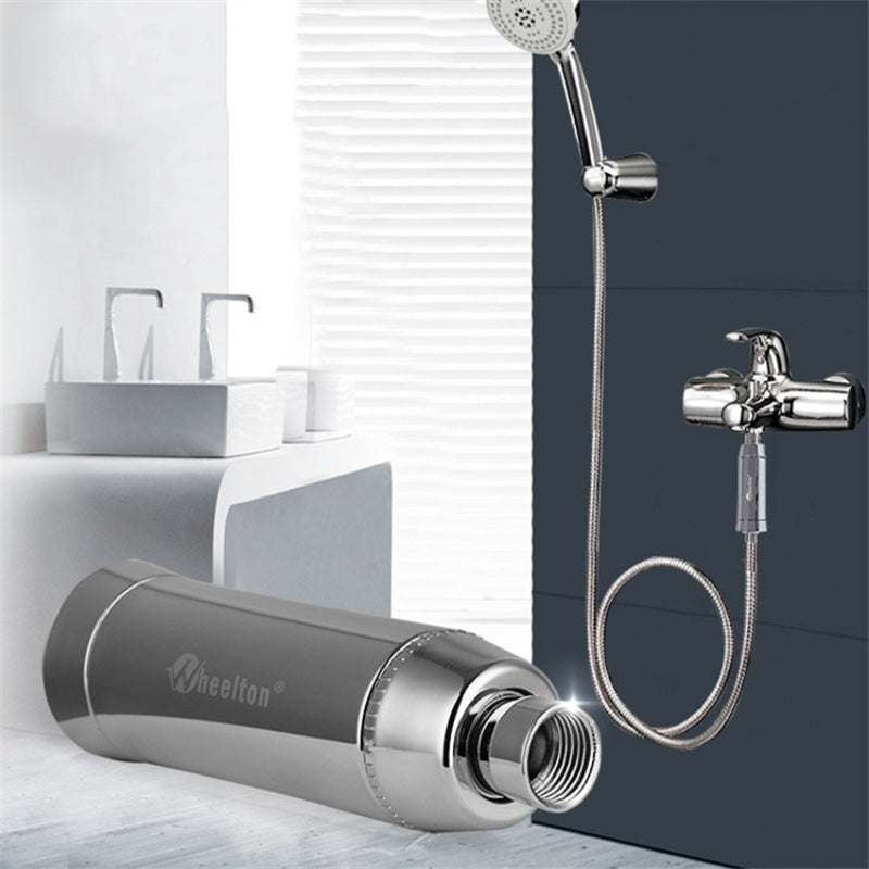 WHEELTON WHT-301 Household Bath Water Purifier Shower Sink KDF+Activated Carbon+CaSO3 3 Layer Water Filter