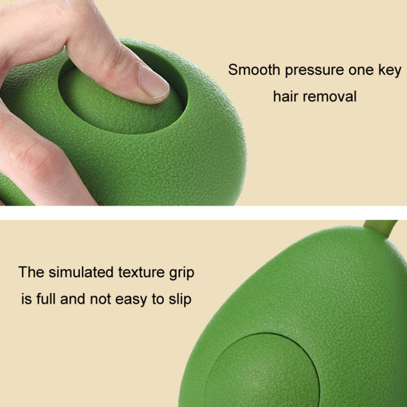 Fruit-shaped Cats Dogs Hair Remover Needle Comb Scrubber Pet Grooming Tool