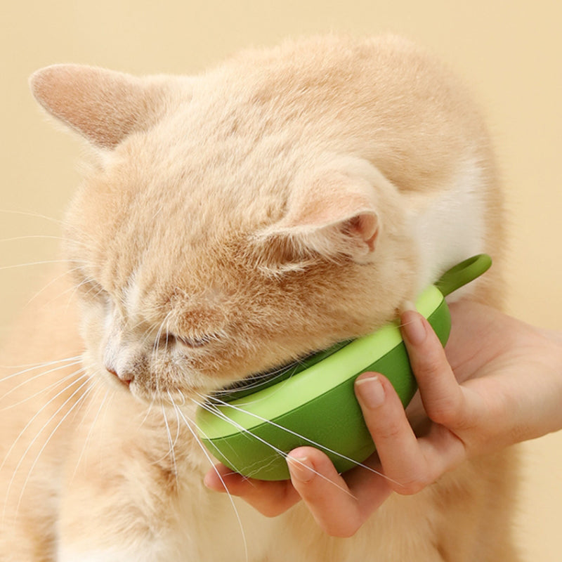 Fruit-shaped Cats Dogs Hair Remover Needle Comb Scrubber Pet Grooming Tool
