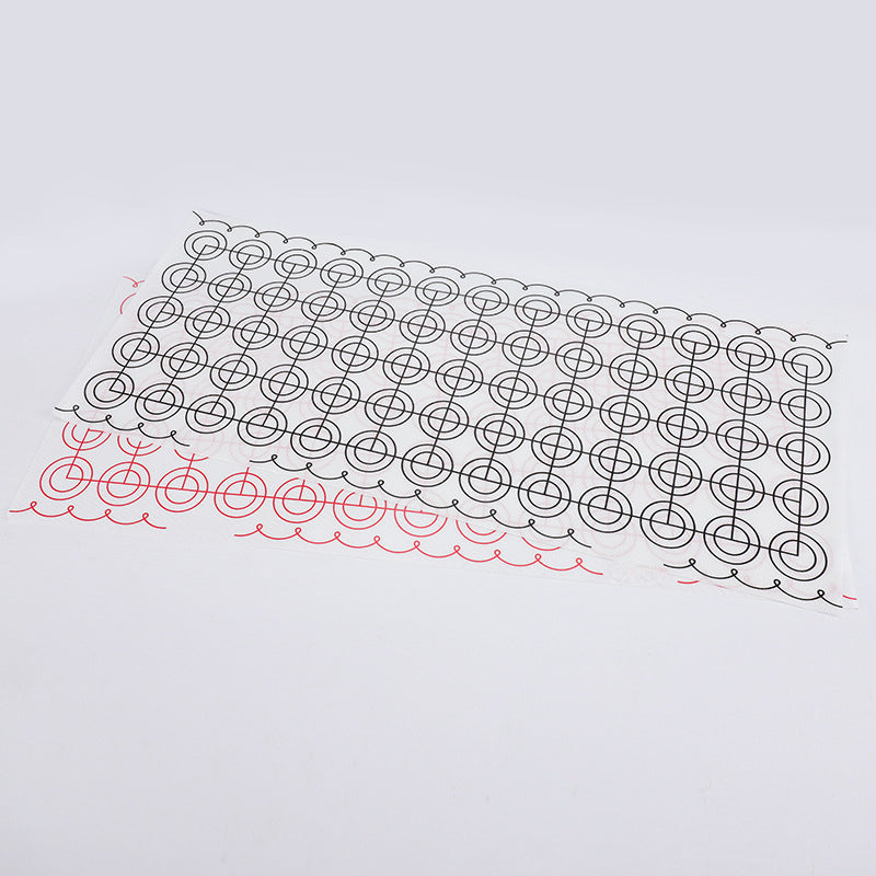 26x60cm Fiberglass Cloth + Silicone Macaron Baking Mat Non Stick Kneading Dough Pad Cookies Pastry Sheet Liner (BPA-Free, No FDA Certified)