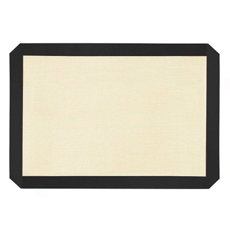Heat Resistant Silicone Baking Mat Cookie Pad Rolling Dough Mat Oven Sheet, Cutted Edge / 30x40cm (BPA-Free, No FDA Certified)